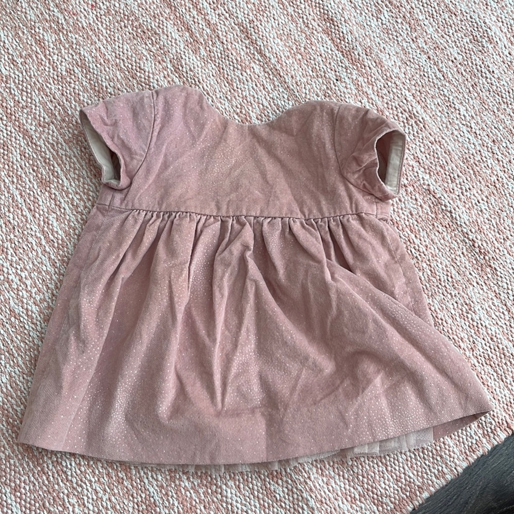 ZARA 3-6 Month pink dress